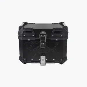 LEGUNDARY ALUMINIUM TOPBOX 45L BLACK WITH BACKREST